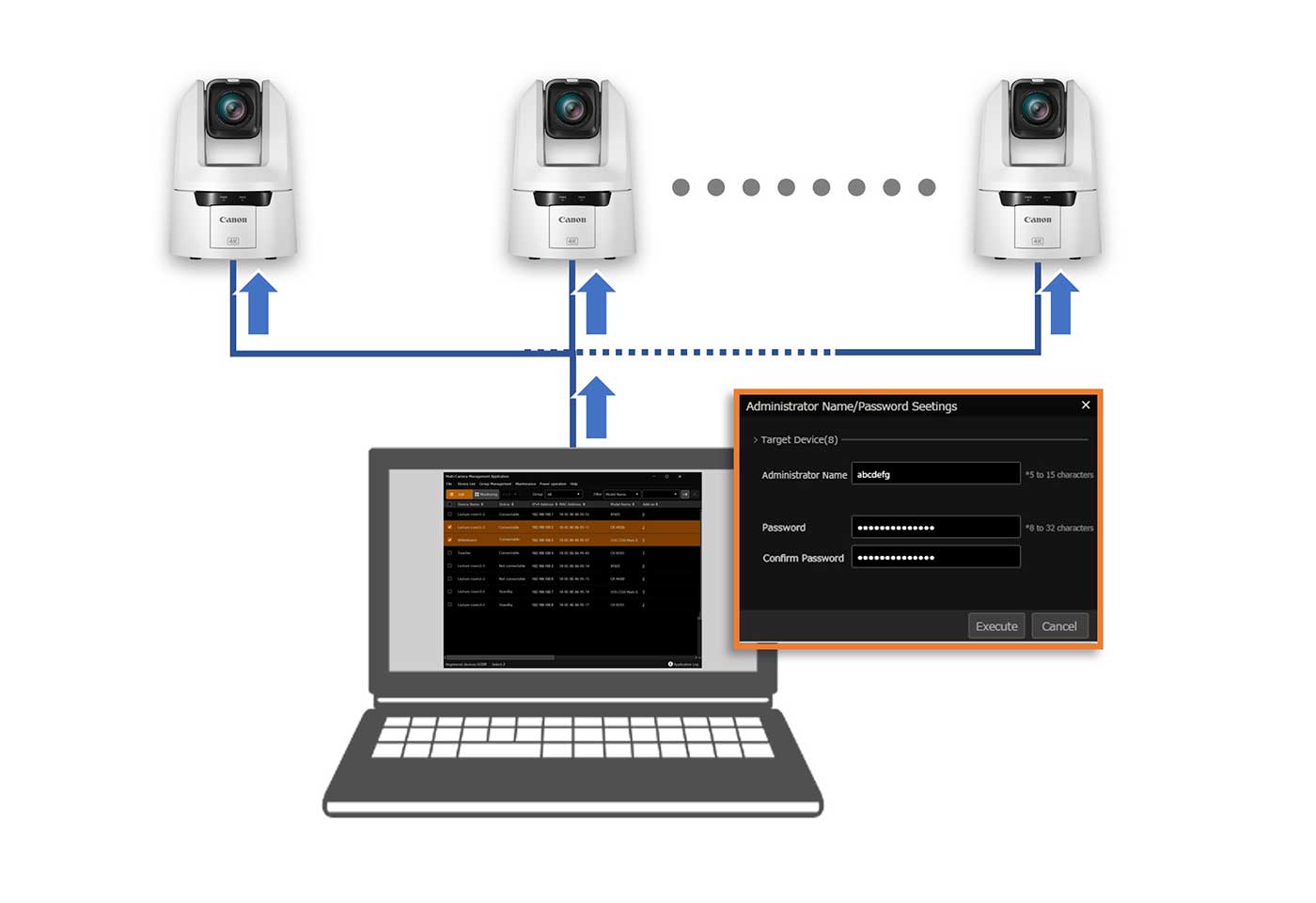 Simplification of initial setup