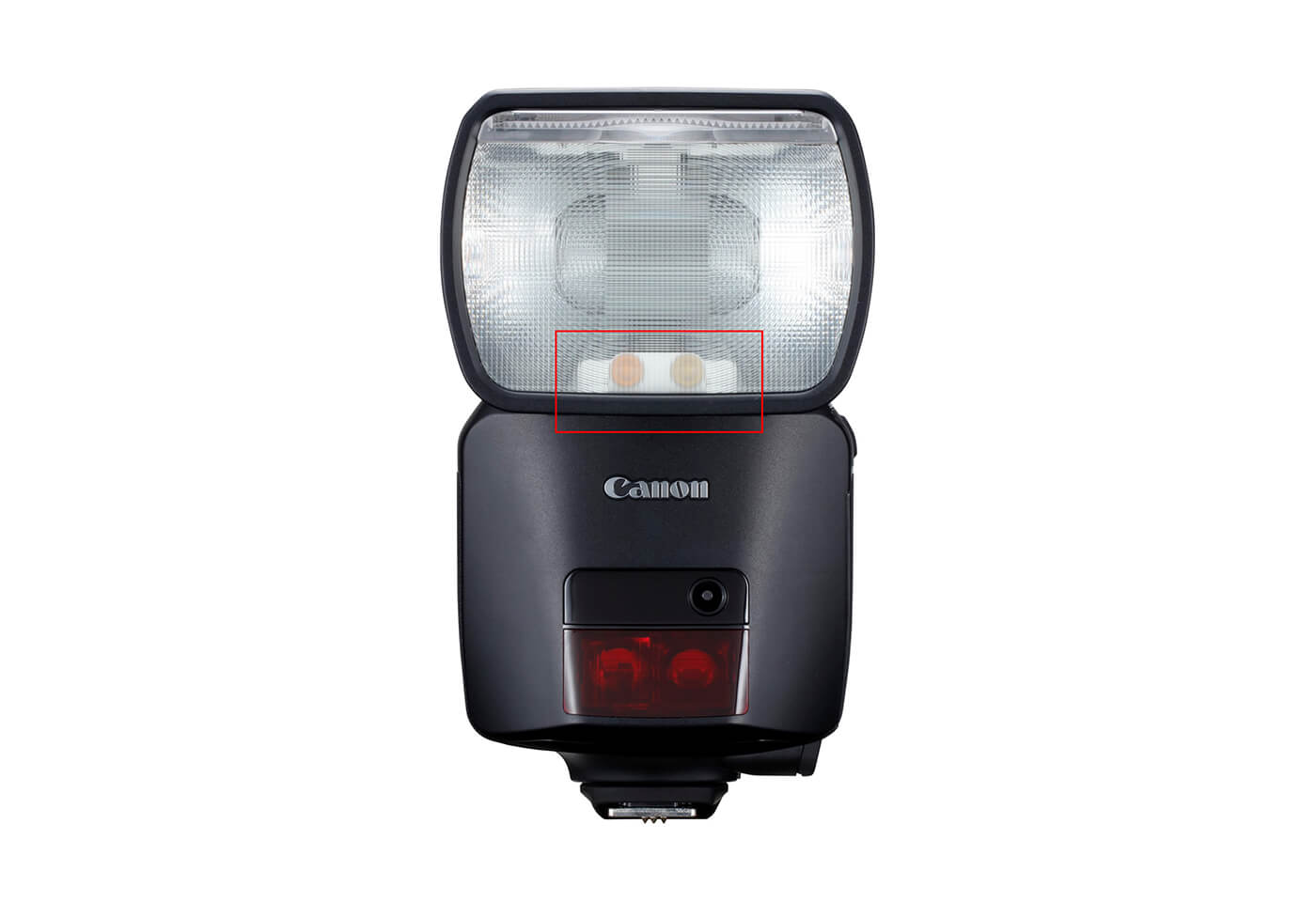 Speedlite EL-1 is equipped with two built-in LED modelling lamps