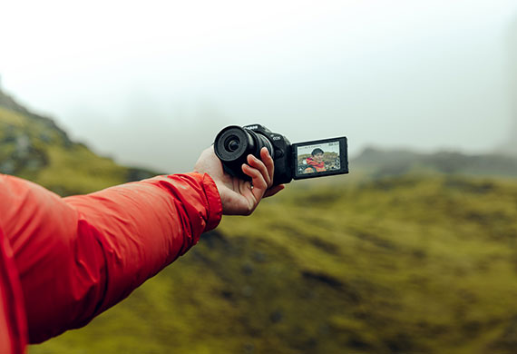 Image of camera on hand