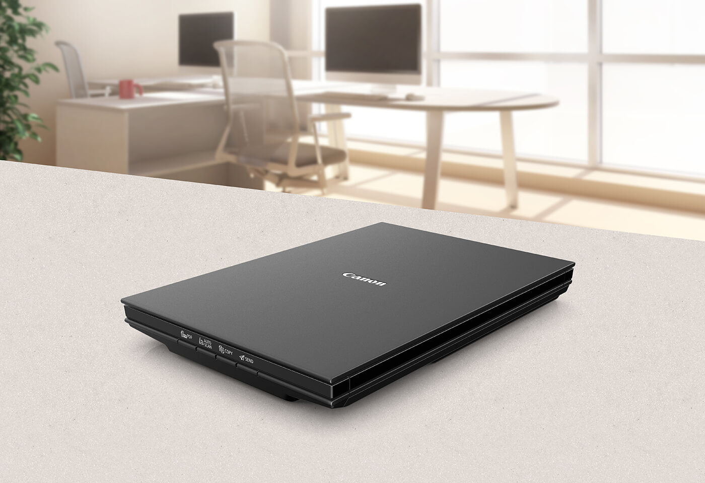 CanoScan LiDE300 on desk