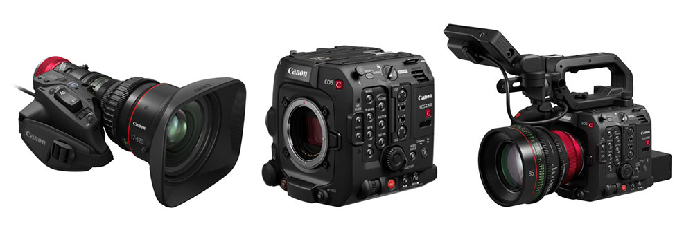 CN7x17 KAS T lens, EOS C400 & EOS C400 with CN-R85mm T1.3 L F lens