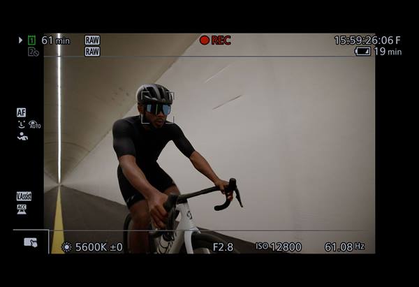 Interface of the EOS C50 camera