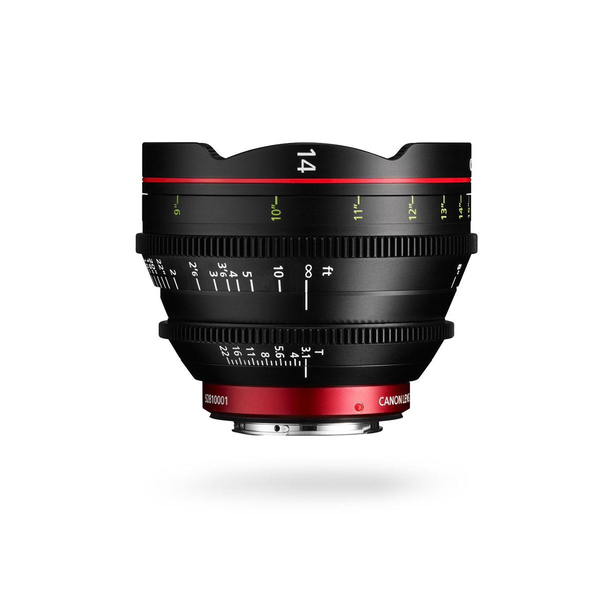 CN-E 14mm T3.1 L F cinema prime lens | Canon Australia
