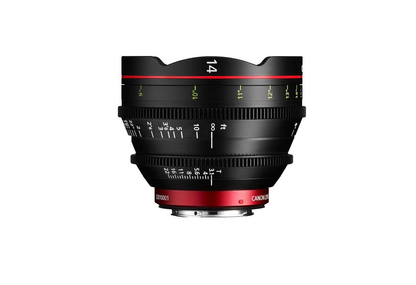 CN-E 14mm T3.1 L F cinema prime lens | Canon Australia