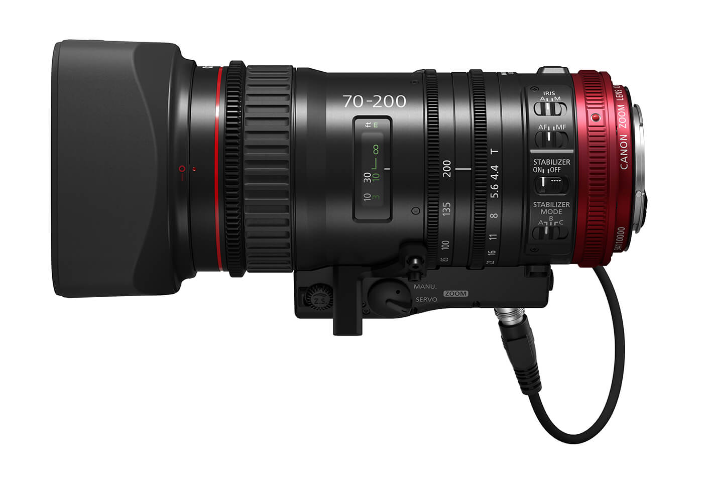 Product image of Canon CN E70-200mm T4.4 cinema lens