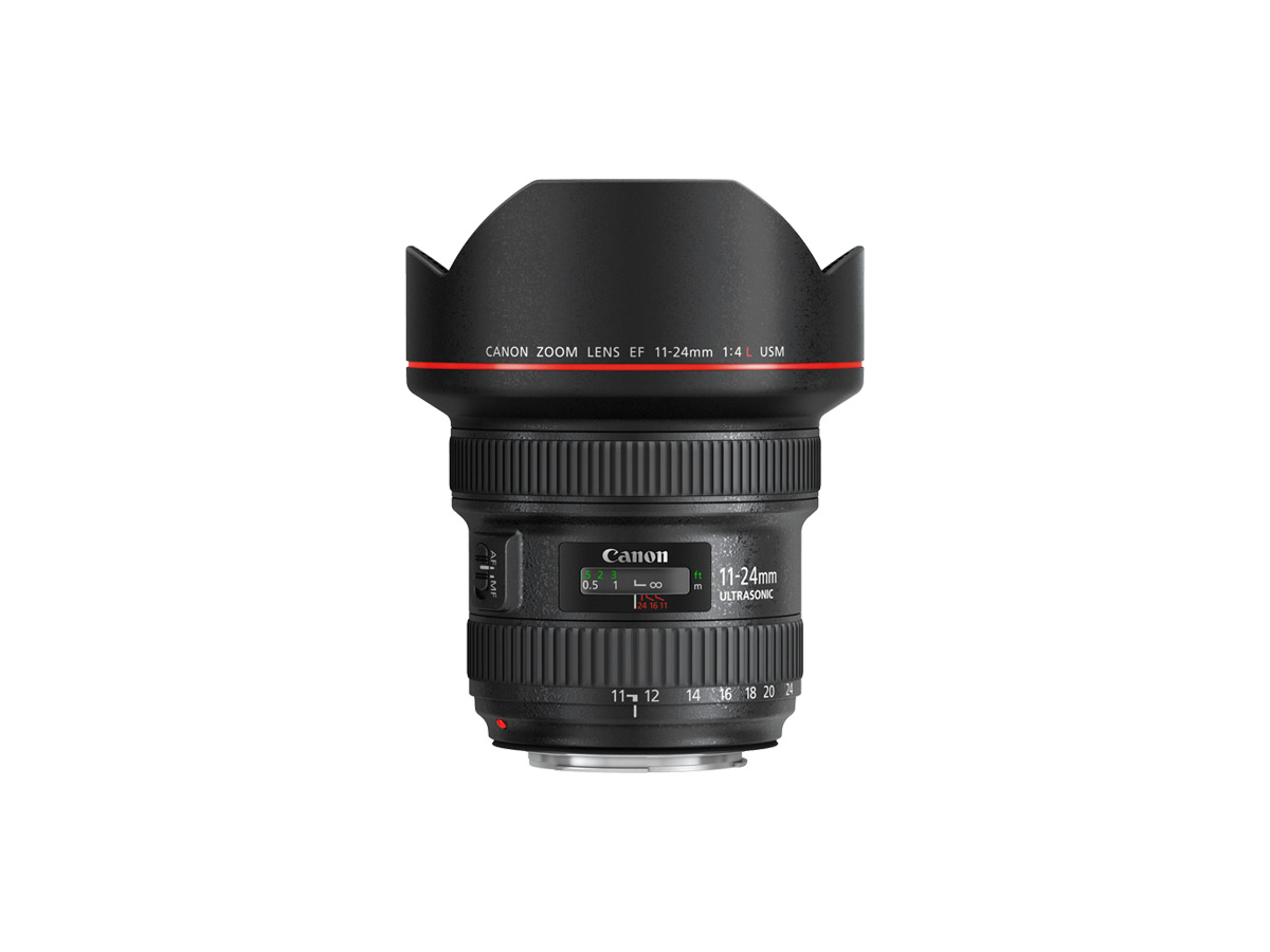 Canon EF 11-24mm f4L USM wide angle lens