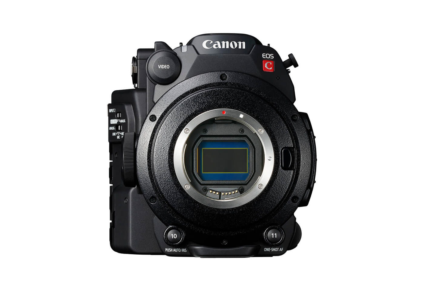 Front image of Canon EOS C200