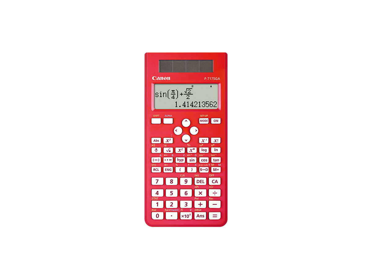 F717SGA calculator red front