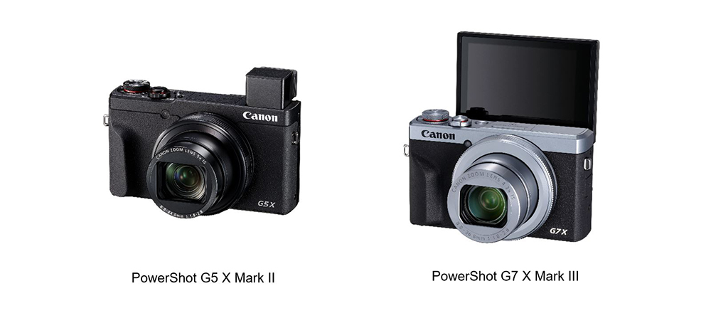 G7 X Mark III and G5 X Mark II