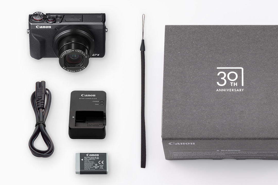 Camera equipment in box