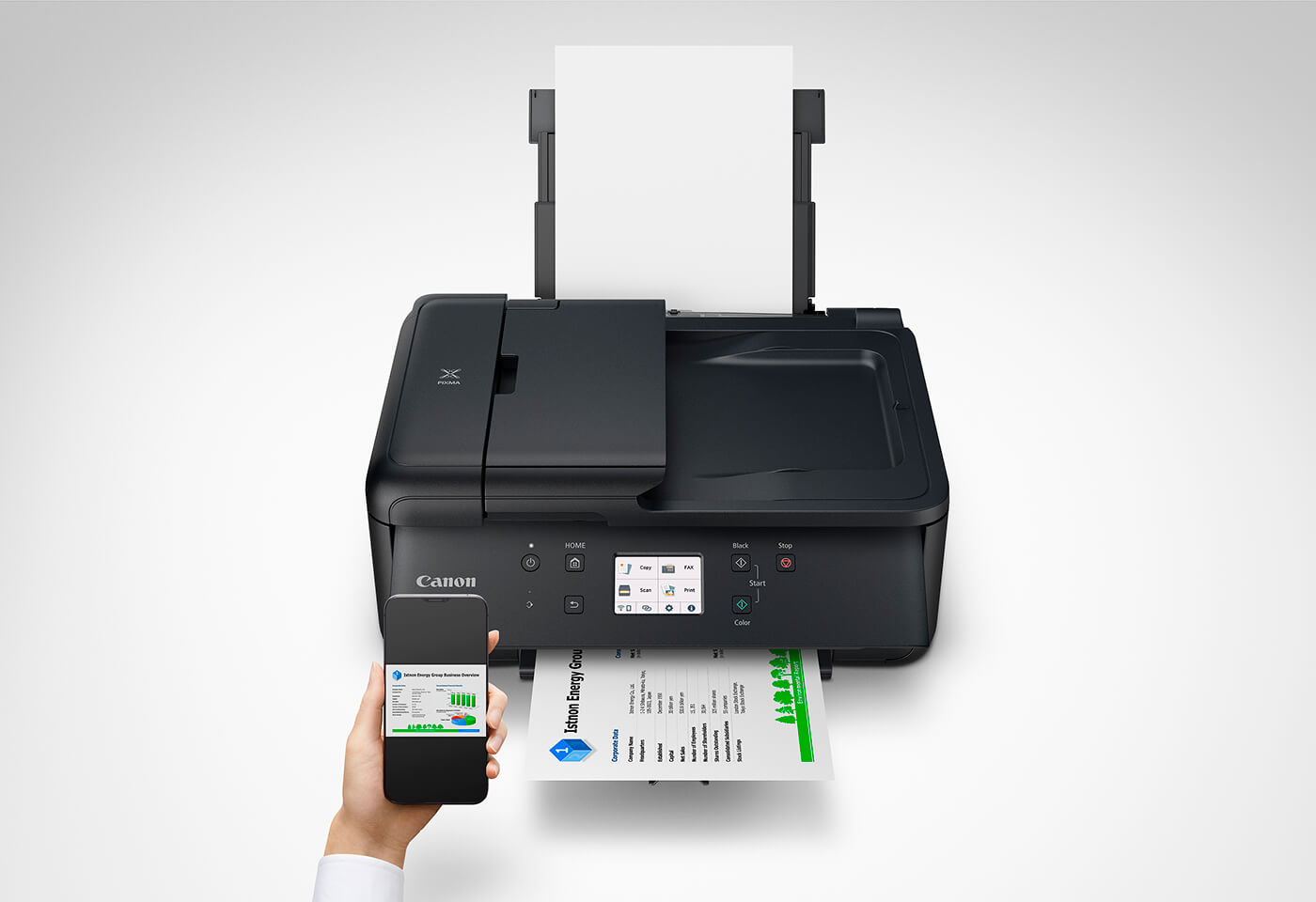 Easy setup with the PC or smartphone