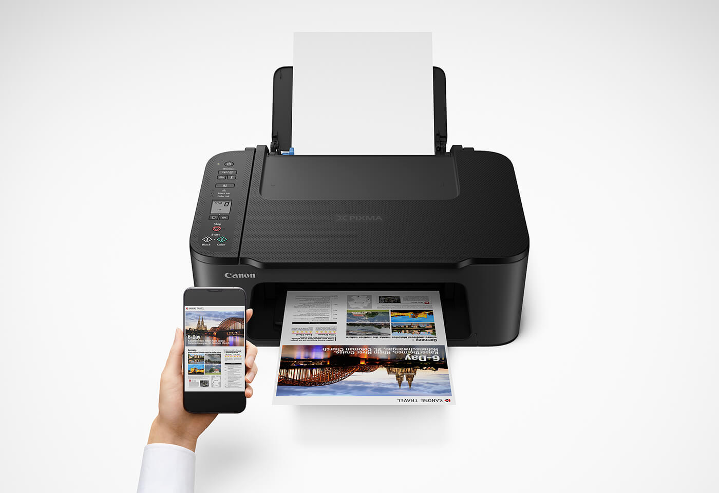 Print, copy, and scan quickly and easily from your compatible Wi-Fi connected mobile devices