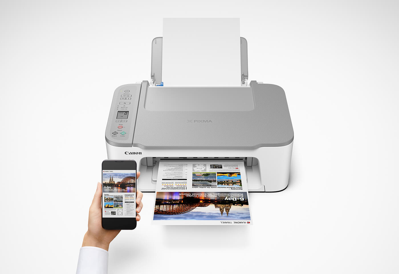 Print, copy, and scan quickly and easily from your compatible Wi-Fi connected mobile devices