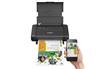 Product image of PIXMA TR160 Wireless Portable Printer connecting to mobile app