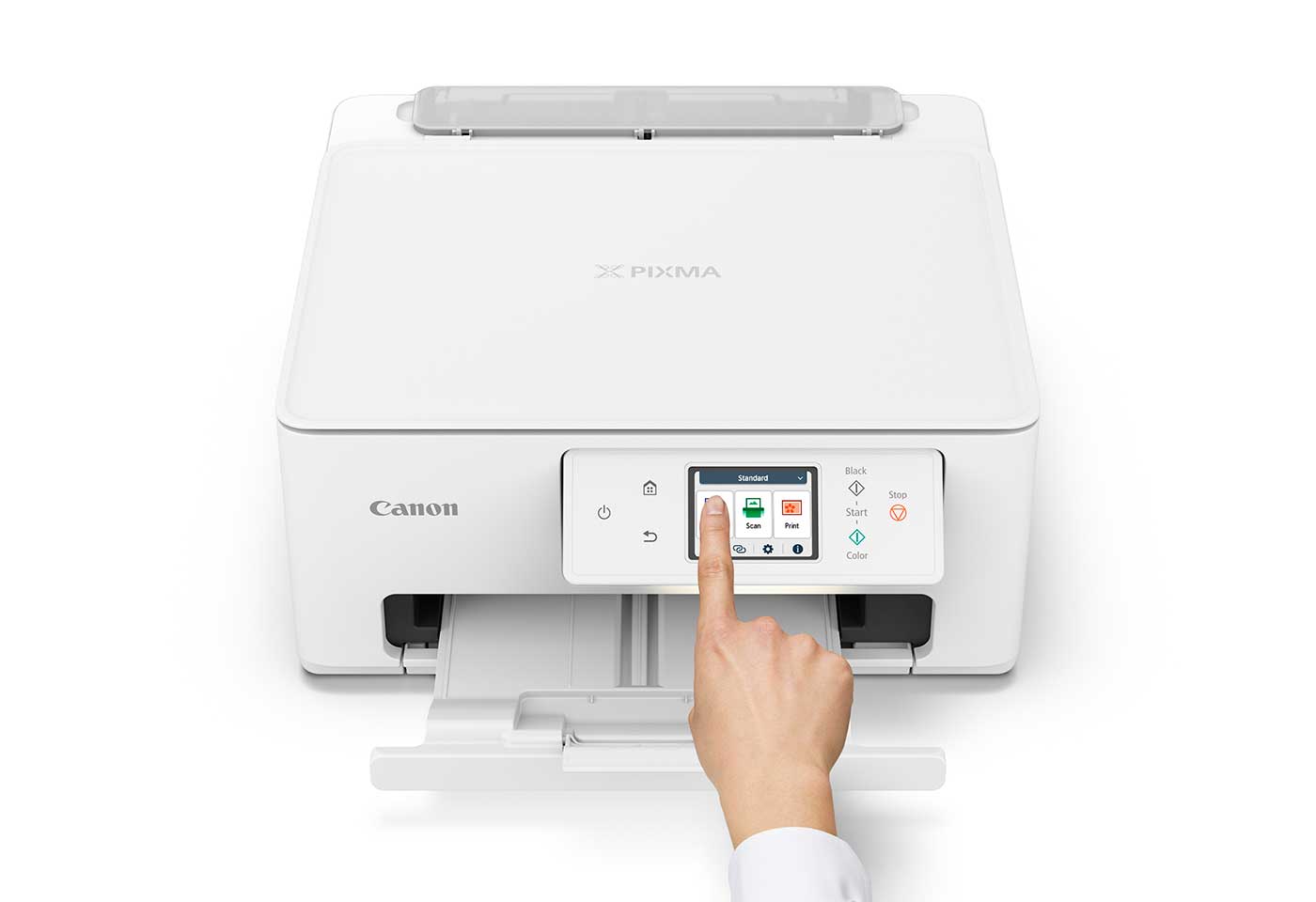 Image of PIXMA TS7760 HOME printer with 2.7" colour touch LCD screen