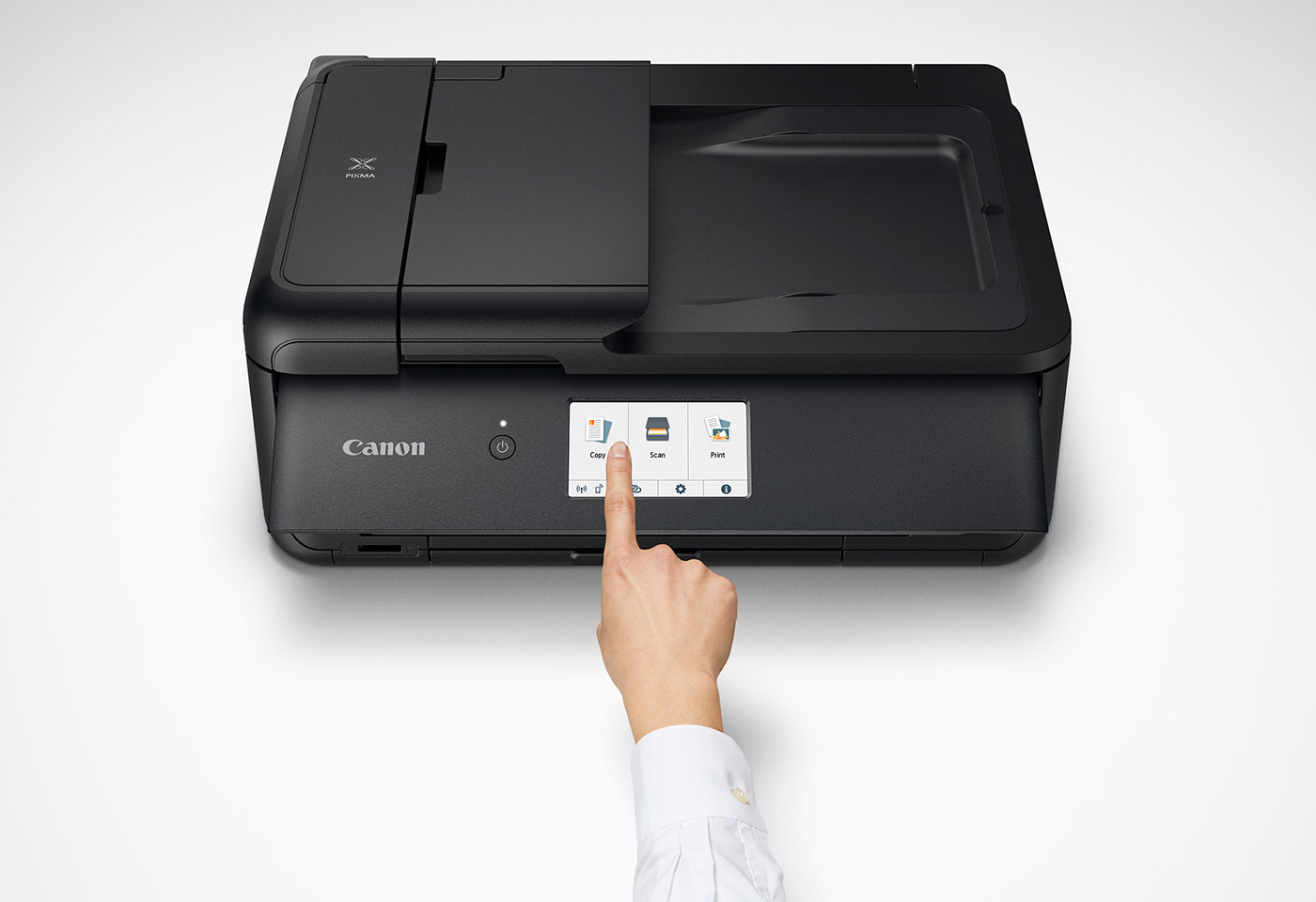 4.3" colour touch LCD screen on PIXMA TS9560a