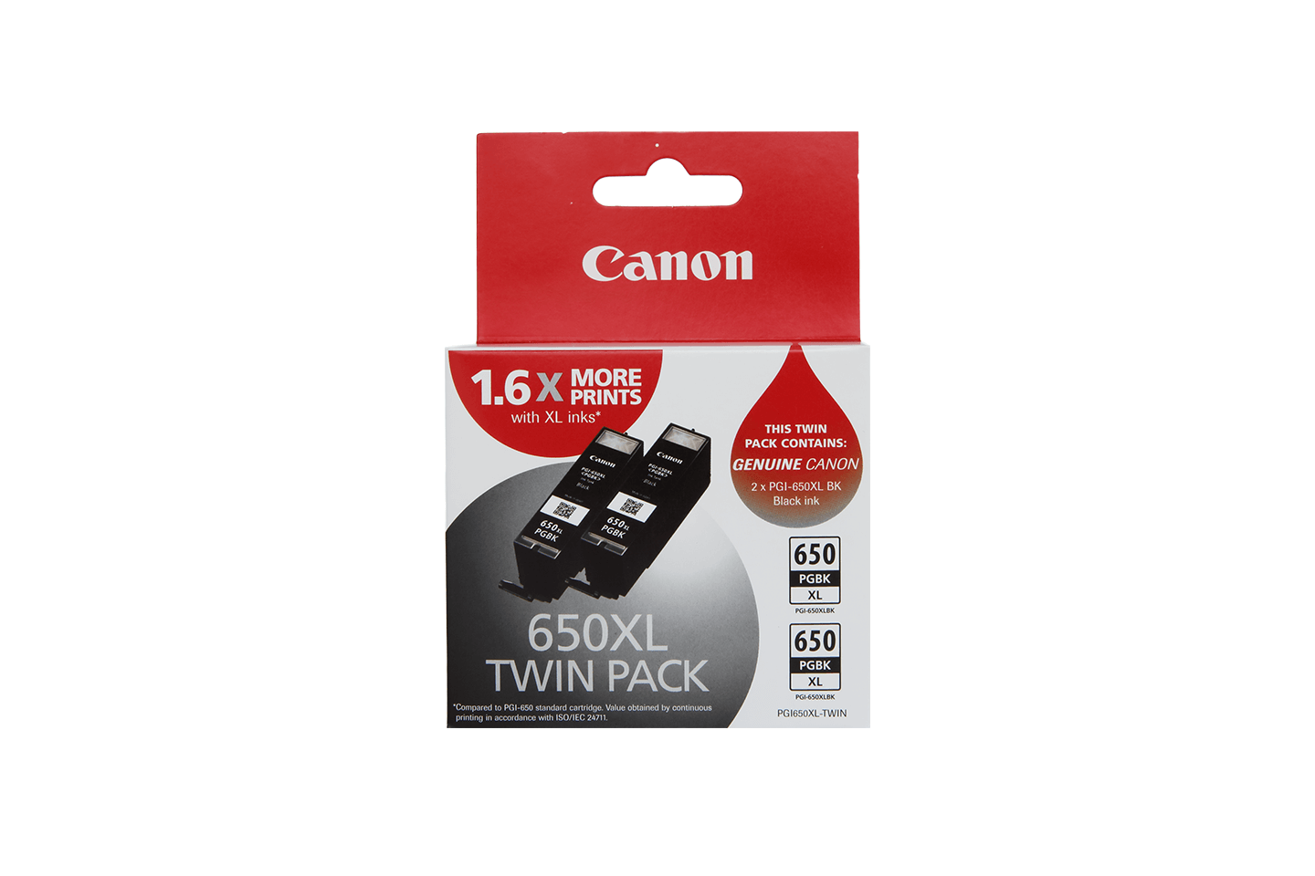 PGI-650 Black XL Twin Pack