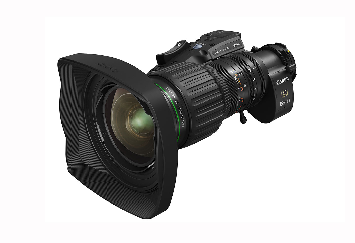 Front slant product image of CJ15eX4.3B IASE S Broadcast Lens