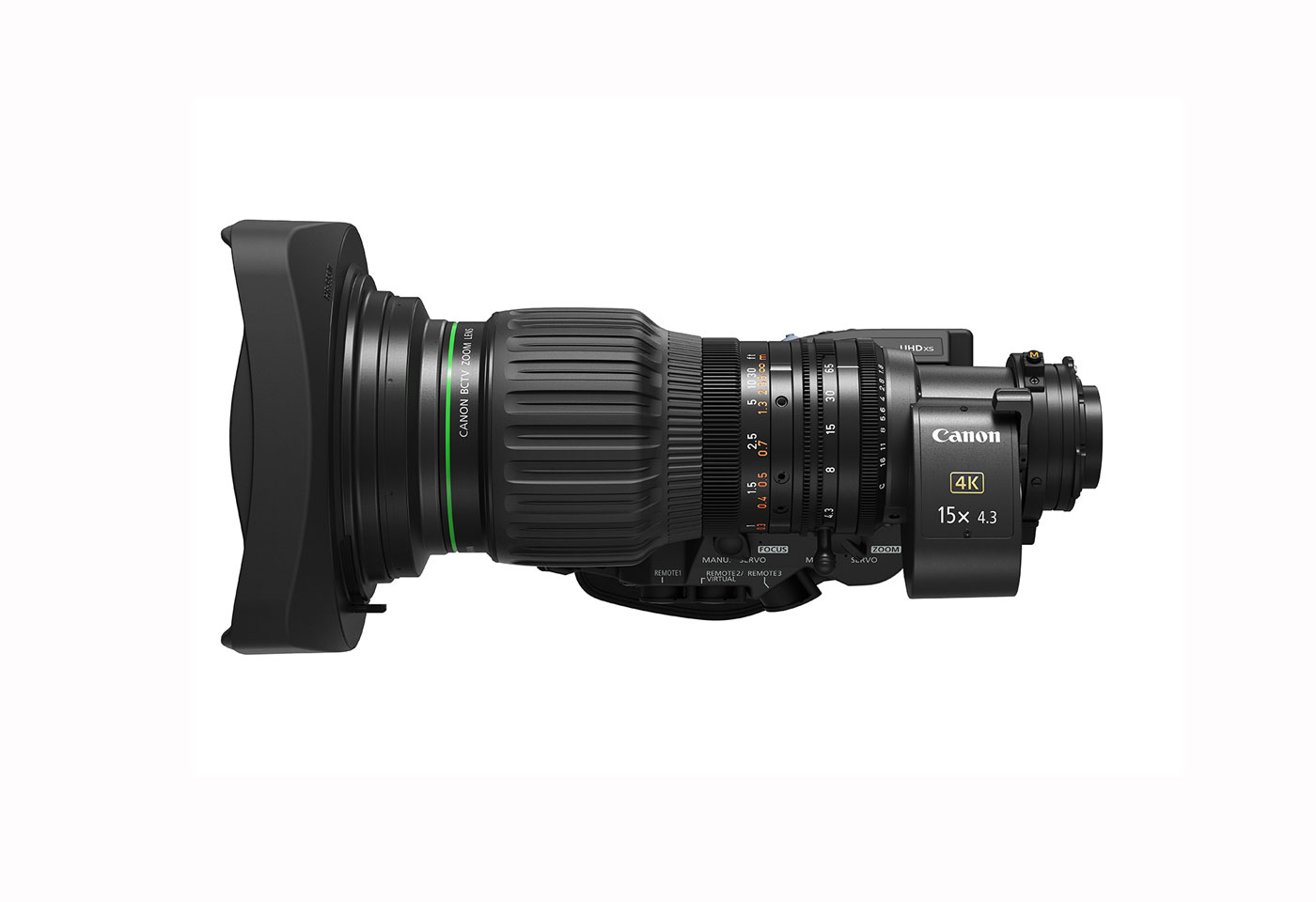 Right side profile product image of CJ15eX4.3B IASE S Broadcast Lens