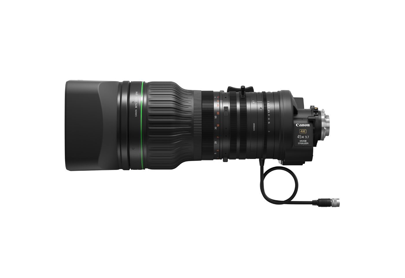 Right side profile product image of CJ45eX9.7B IASE-V H Broadcast Lens