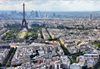 Image of aerial view of Paris taken using CN-E 14-35mm T1.7 L S/SP Cinema Lens