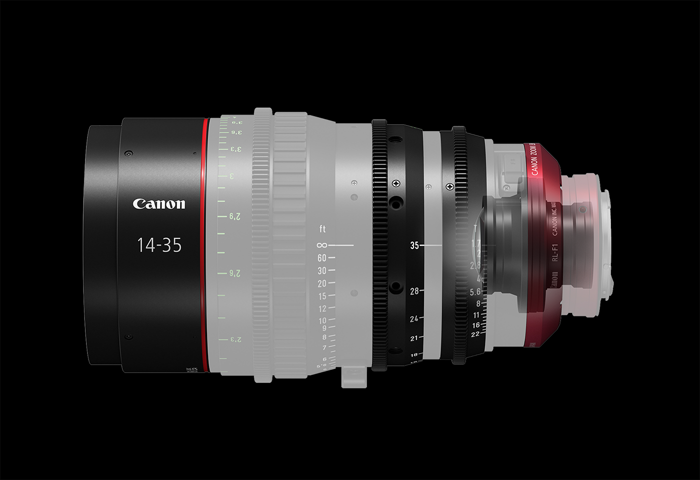 CN-E 14-35mm T1.7 L S/SP Cinema Lens Relay kit replacement