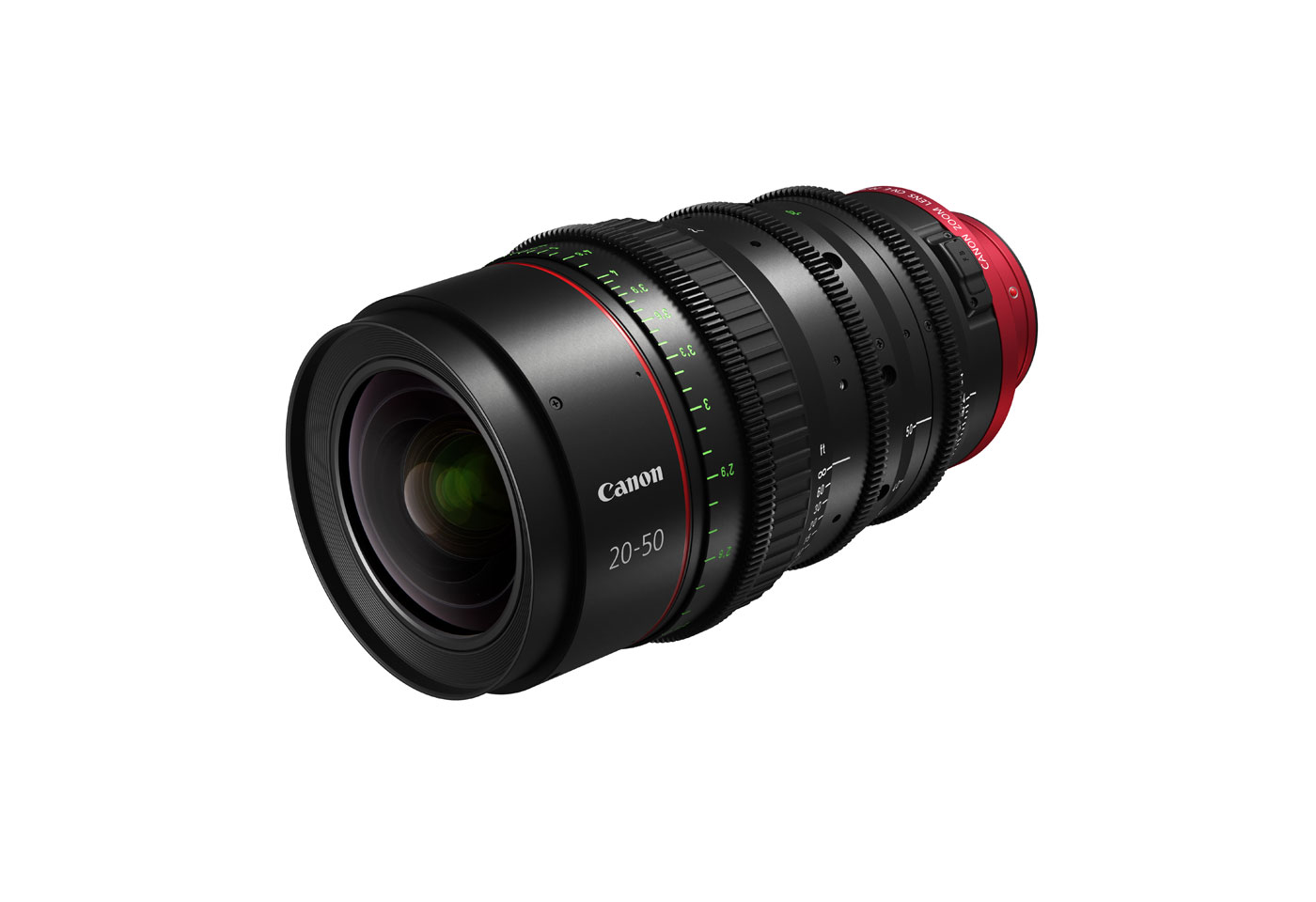 CN-E 20-50mm T2.4 L cinema lens with T2.4 Large Aperture Ratio