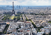 Aerial shot of Paris taken using the CN-E20-50mmT2.4 L cinema lens