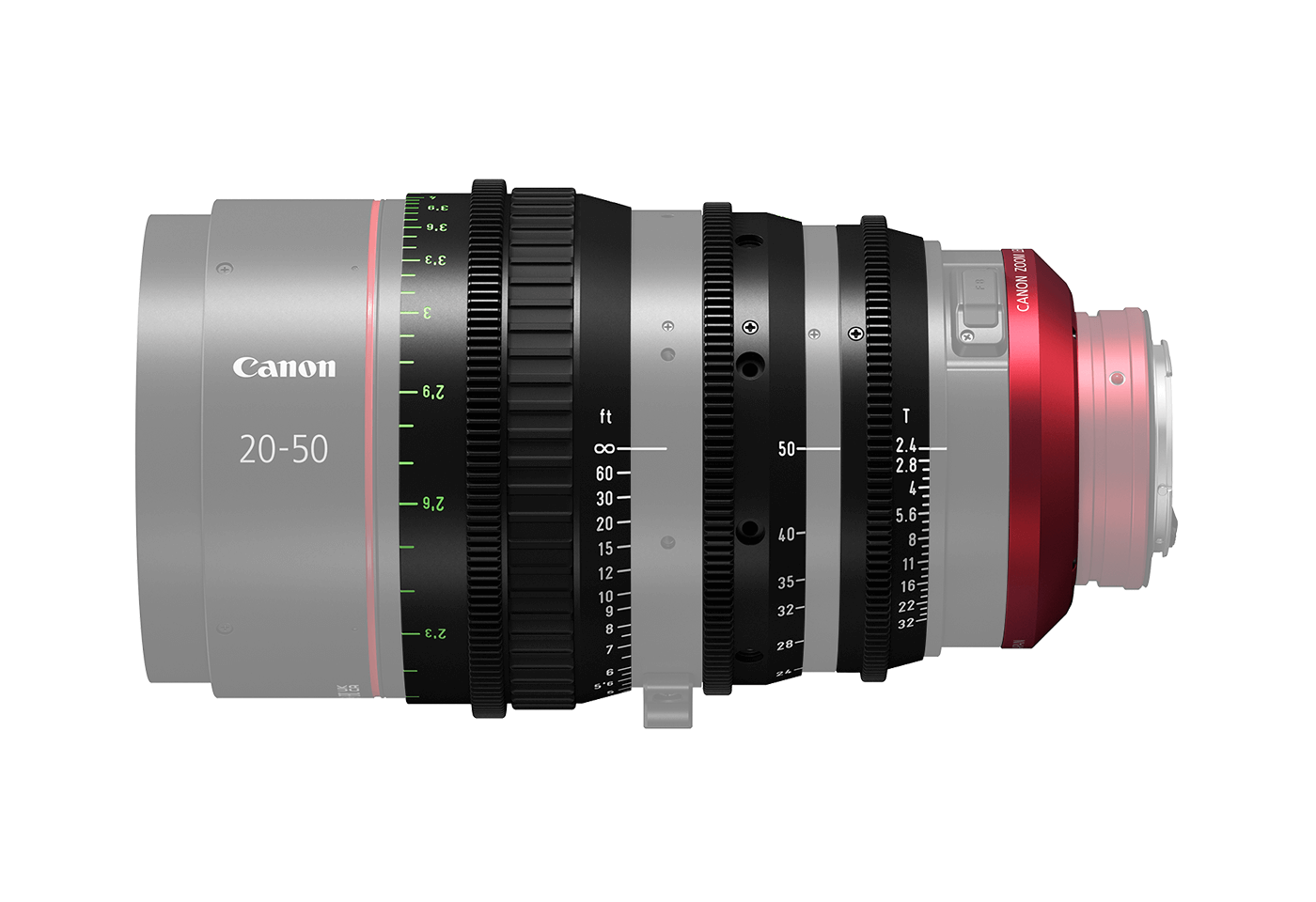 CN-E20-50mmT2.4 L cinema lens parts