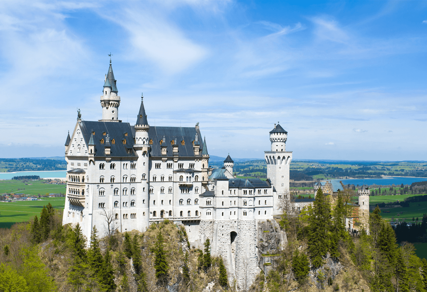 Image of a castle taken using CN-E45-135mm T2.4 L cinema lens