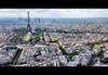 Aerial image of Paris, France