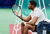 Image of a tennis player holding a racket taken with CN8 x 15 IAS cinema lens