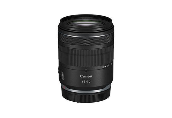 Side profile image of RF 28-70mm f/2.8 IS STM: Compact Standard Zoom lens slightly tilted tile