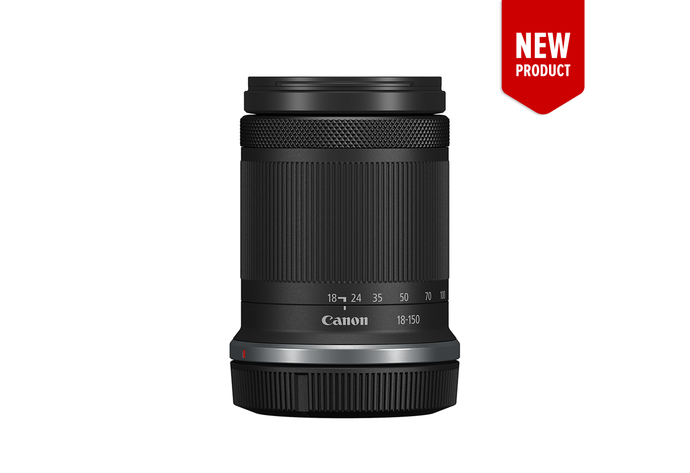 Product image of the new RF-S 18-150mm f/3.5-6.3 IS STM standard zoom lens