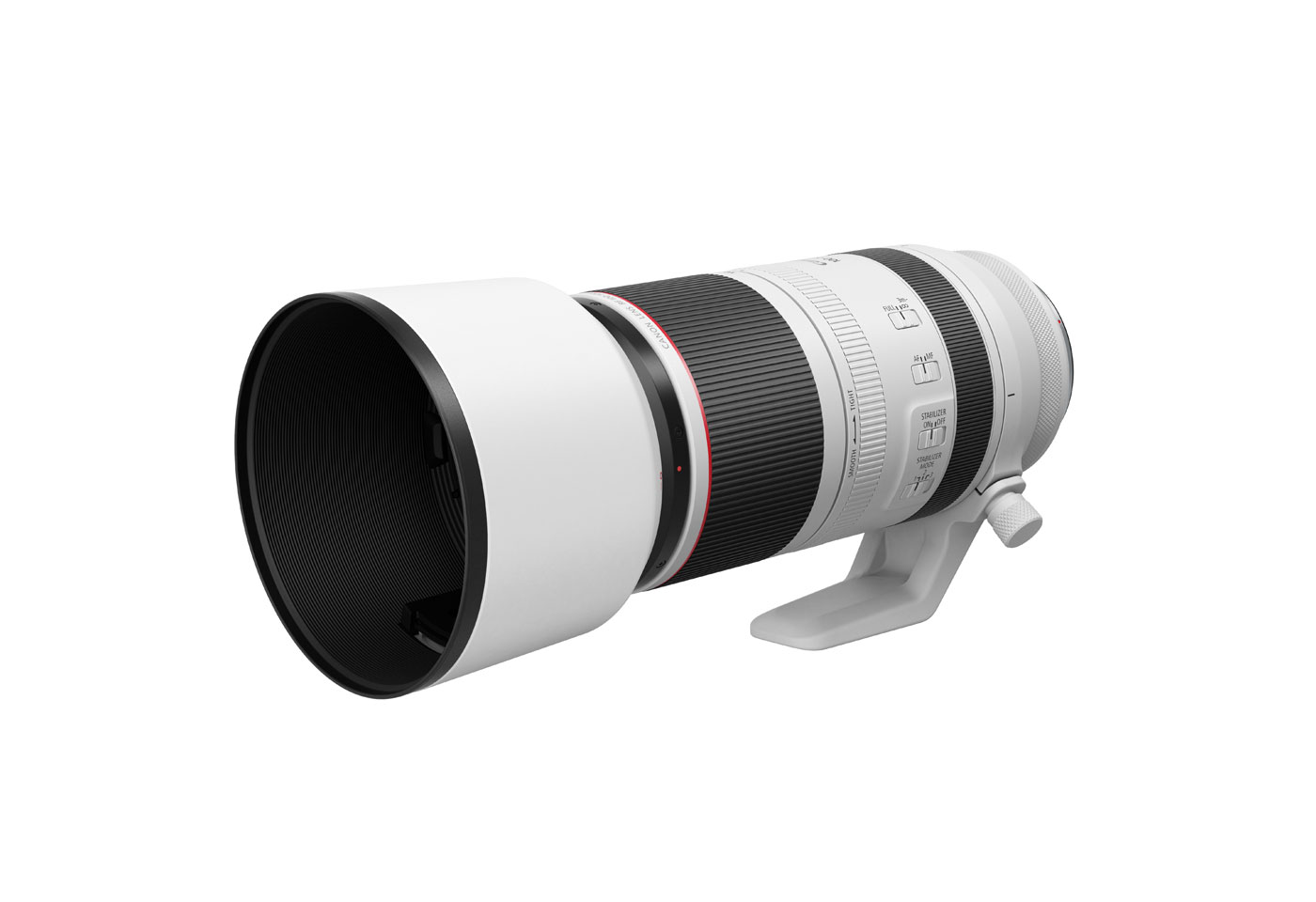Profile image of RF 100-500mm f/4.5-7.1 L IS USM telephoto lens with hood