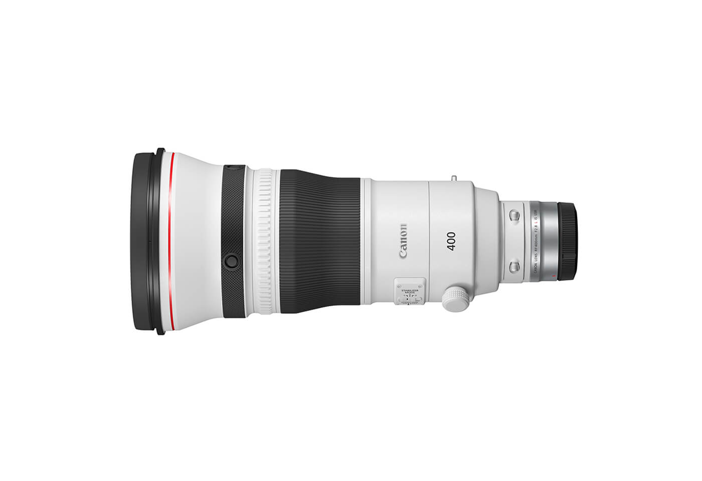 Product image of the RF 400mm f/2.8 L IS USM telephoto lens