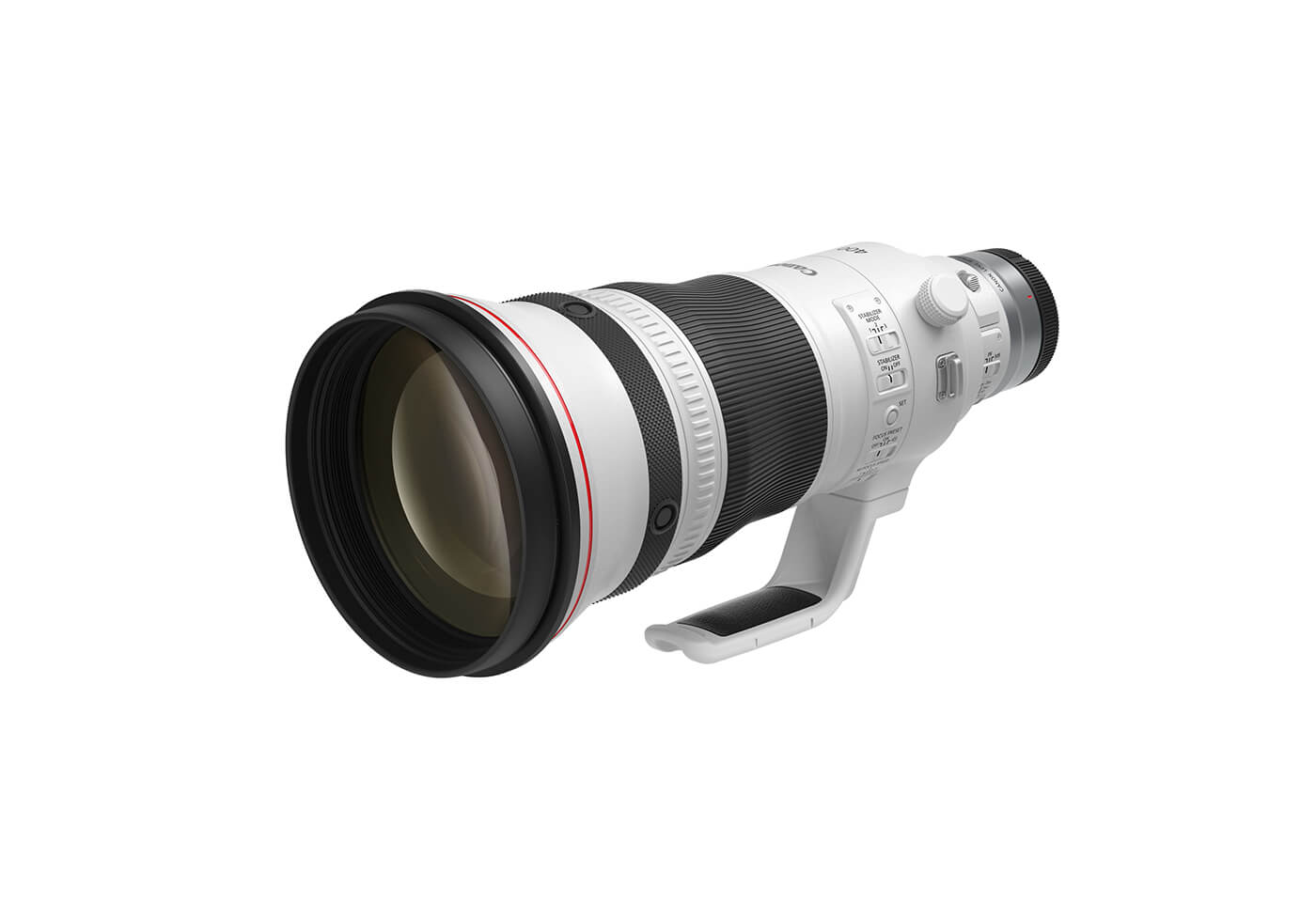 Front profile image of the RF 400mm f/2.8 L IS USM telephoto lens