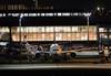 Image of an airport taken at night using RF 600mm f/4 L IS USM telephoto lens