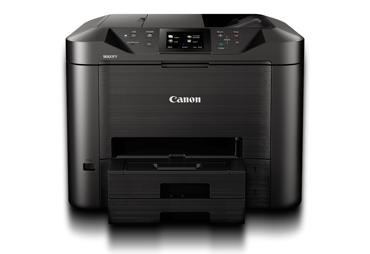 maxify mb5460 black front with shadow