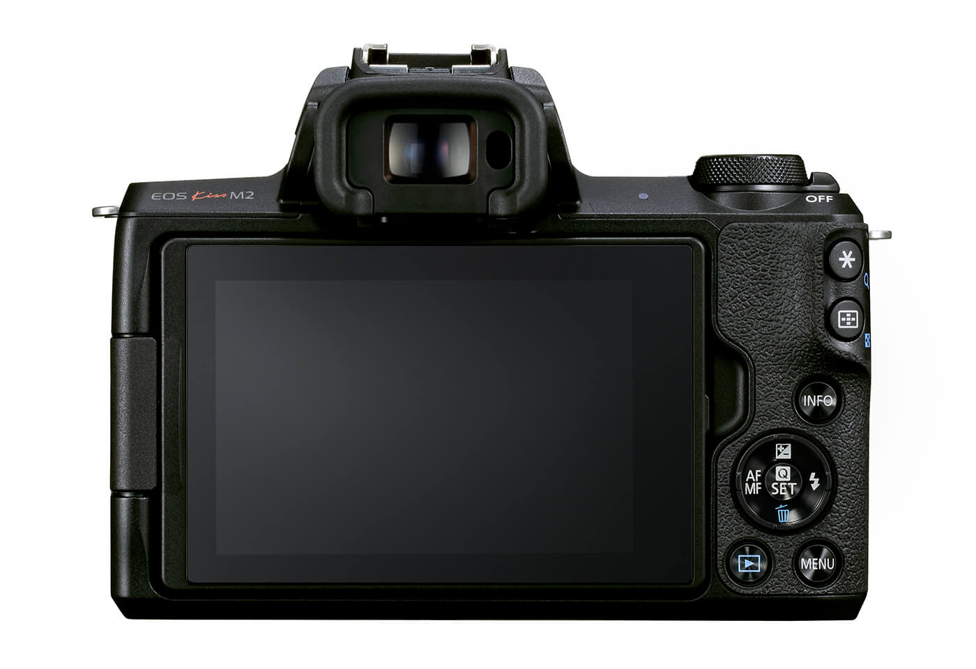 Back profile image of the EOS M50 Mark II mirrorless camera