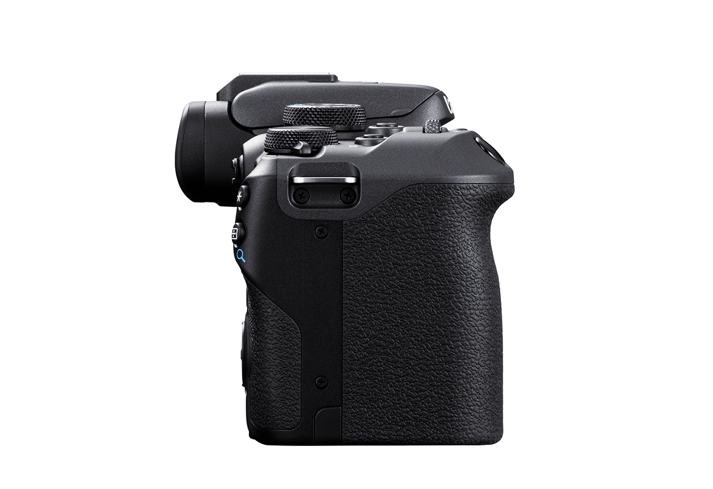 Right side profile image of EOS R10 body only