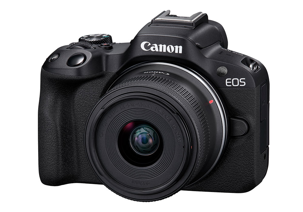 EOS R50 with RF-S 18-45mm F4.5-6.3 IS STM lens