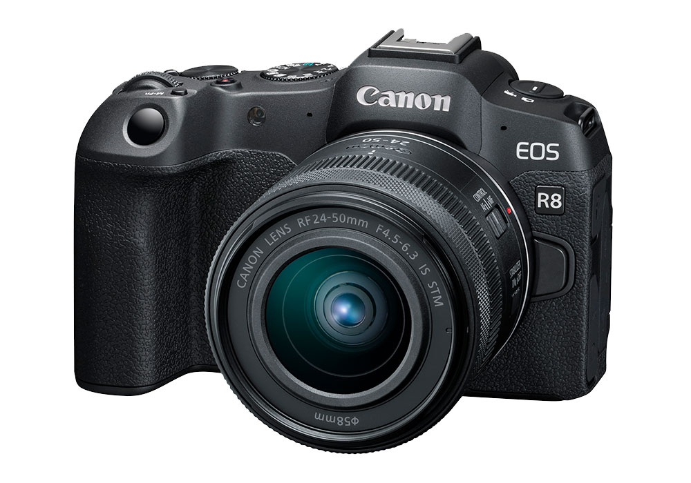 EOS R8 with RF 24-50mm F4.5-6.3 IS STM lens