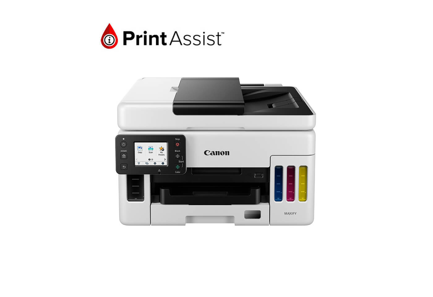 Product image of MAXIFY GX6060 MegaTank office printer with print assist