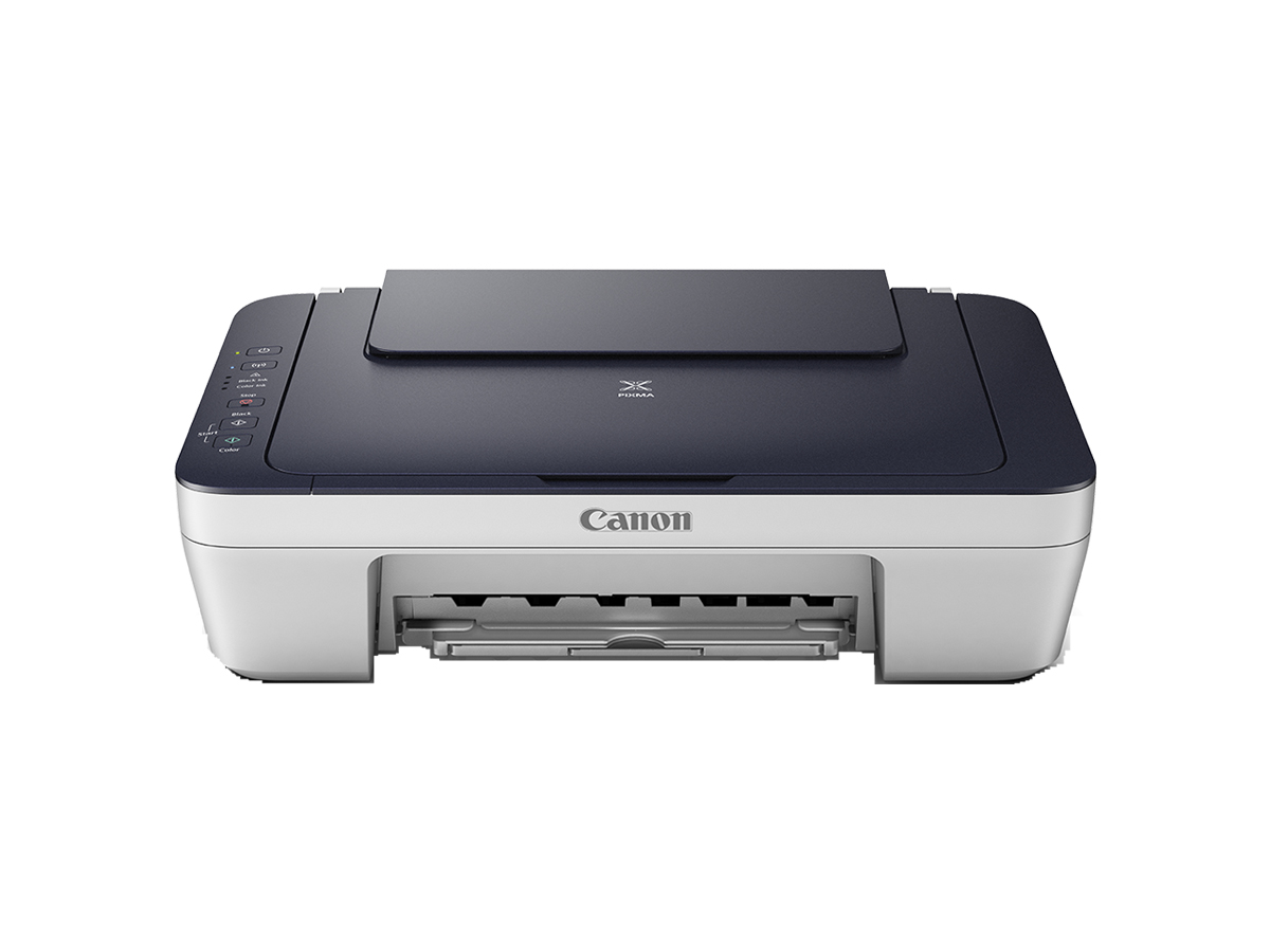 Canon PIXMA MG2965 Inkjet All-in-One printer white with blue lid front