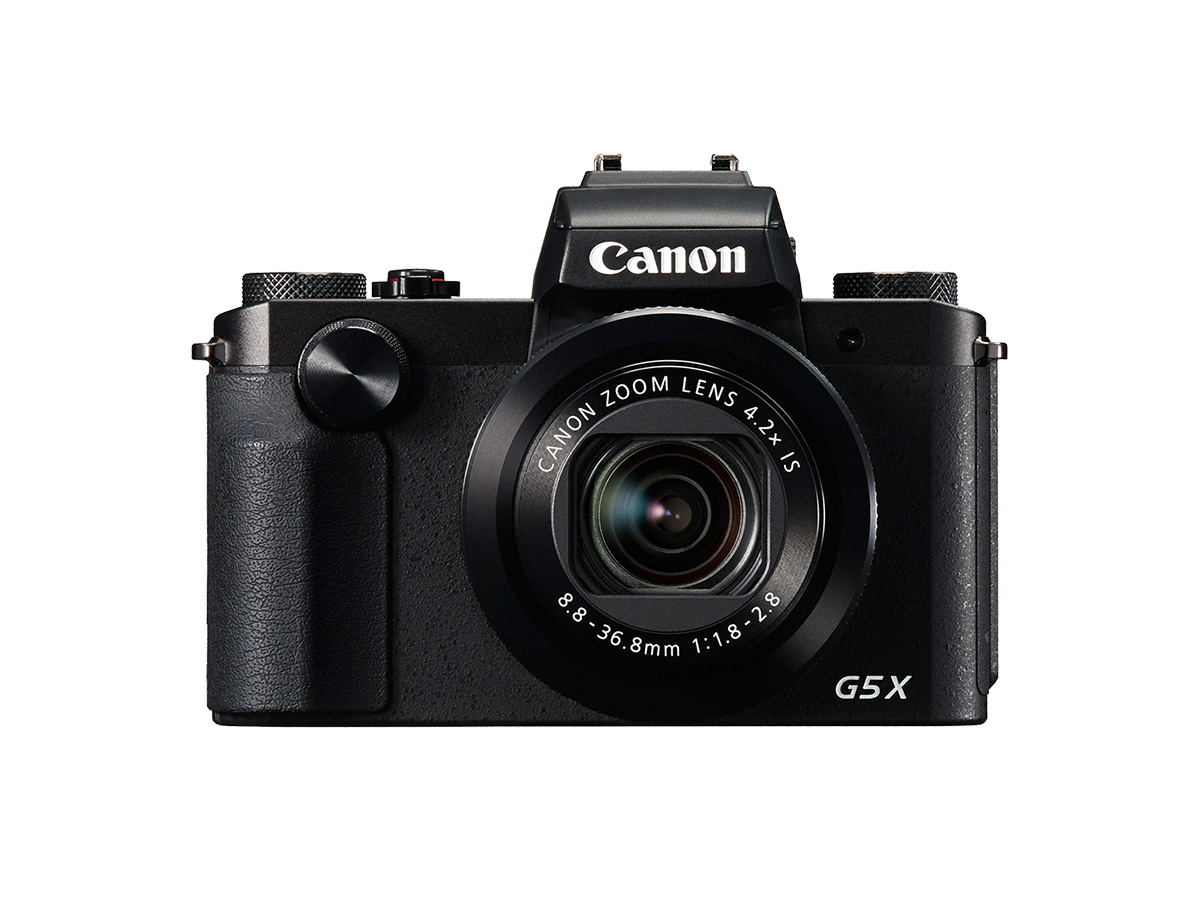 Canon PowerShot G5 X black front