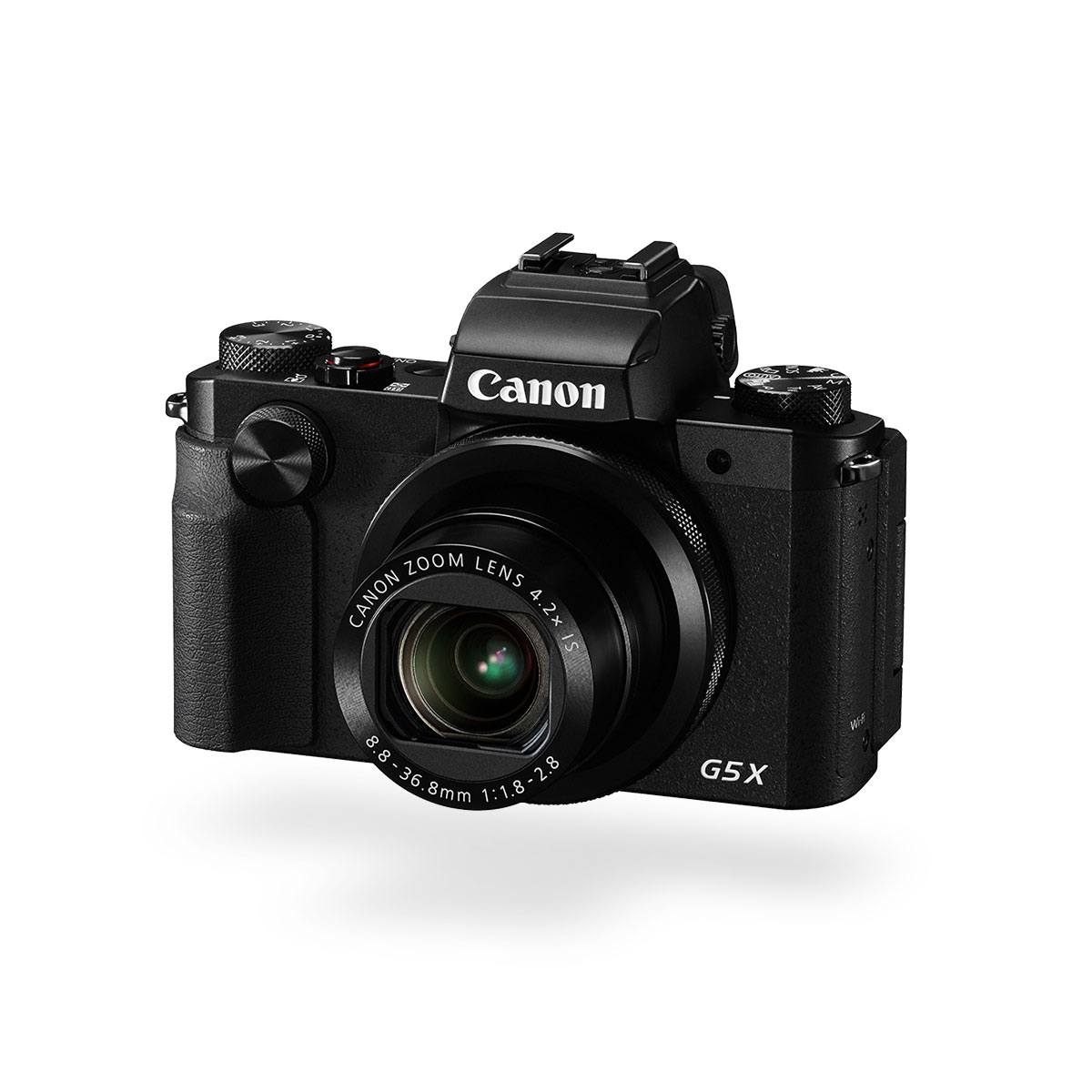 Canon PowerShot G5 X black front angled