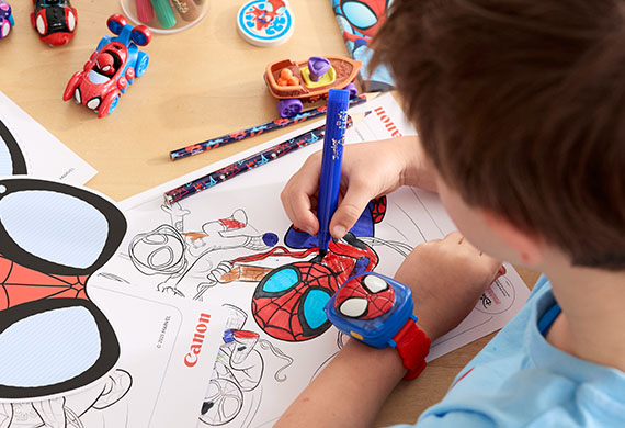 Disney Printables Tile Banner Colouring