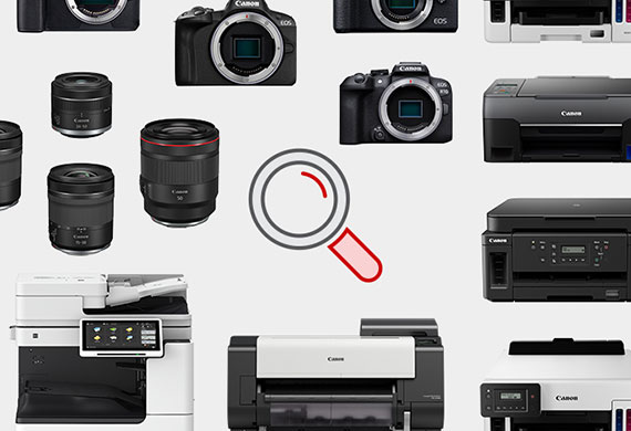 Canon product finder
