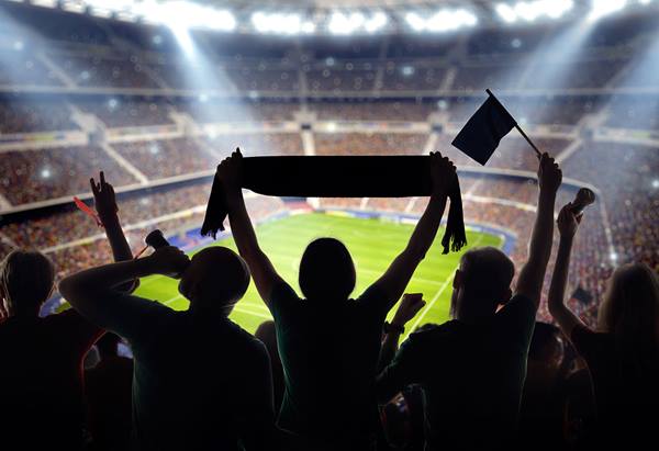 Image of fans watching a sporting event